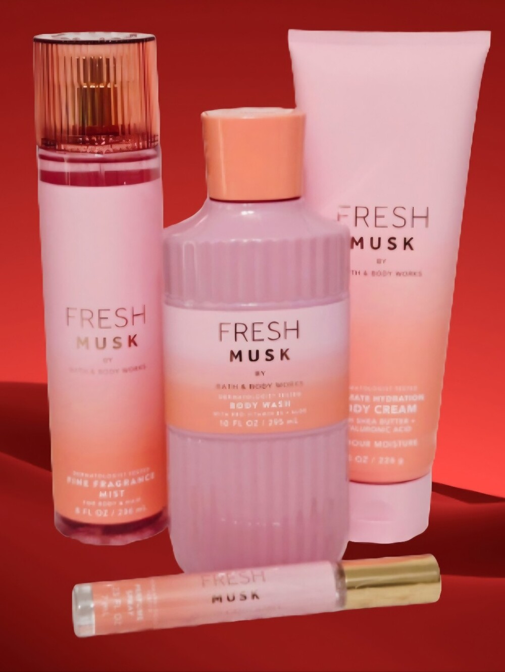 Bath & Body Works Fresh Musk Bundle New 4PC ♡♡ New